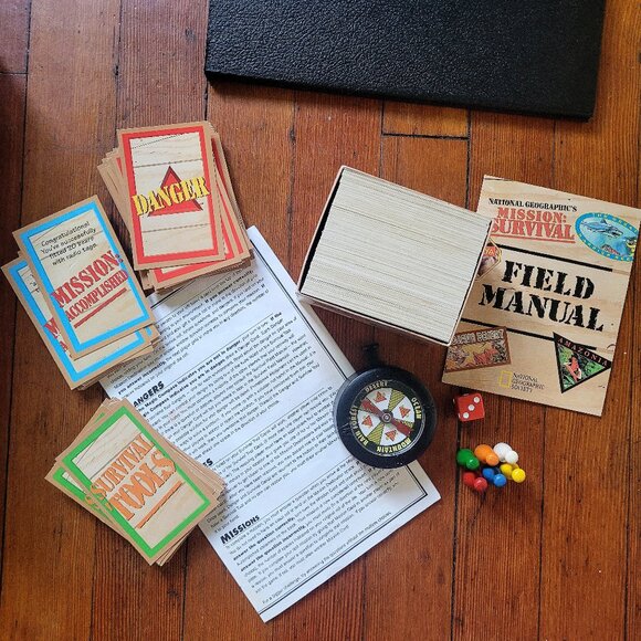 Rare National Geographic Board Game "Mission Survival" Complete - Picture 4 of 4